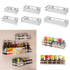 Stainless Steel Storage Shelf Bottle Organizer Spices Jars Rack Kitchen Bathroom