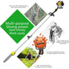 5 in 1 52cc Petrol Hedge Trimmer Chainsaw Brush Cutter Pole Saw Outdoor Tools UK
