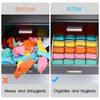 5x Foldable Underwear Bra Socks Drawer Organiser Divider Storage Box