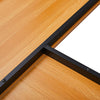 Wood effect L-shaped Computer Desk Corner PC Table Workstation Home Office