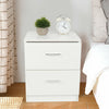 Bedroom Bedside Table Nightstand Cabinet Chest of 2 Drawer Home Furniture Modern