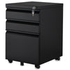 Mobile Filing Cabinet Steel 2 or 3 Drawers with Lock and Handles Home Office