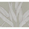 As Creation Hygge Scandinavian Leaf Pattern Textured Linen Effect Wallpaper