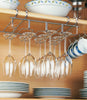 Under Shelf Stemware Wine Glass Holder Storage Rack Hanger Stainless Steel
