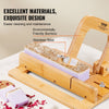Soap Cutter 0-2in Adjustable Bamboo Soap Slicer With Stainless Steel Wire