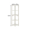 5 Tier Corner Shelf Ladder Bookcase Display Shelving Storage Unit Stand Shelves