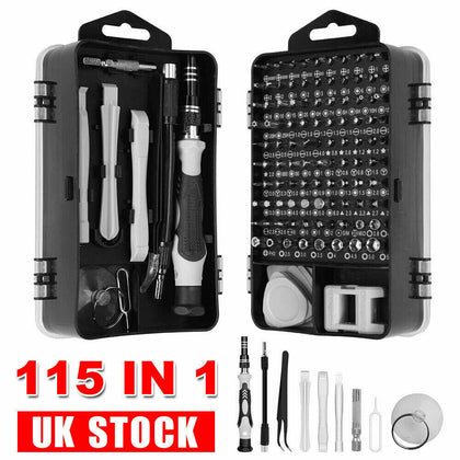 115 in 1 Precision Screwdriver Set Laptop Computer PC Phone Repair Tool