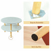 2 Tier Coffee Side Table Sofa End Modern Tea Desk Storage Shelf for Living Room