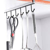 2 x Metal Kitchen Under Shelf Cabinet Cupboard Mug Cup Utensils Holder Hook Rack