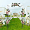 Metal Outdoor Garden Arch Heavy Duty Rose Climbing Plants Archway Party Wedding