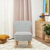 Retro Bedroom Accent Chair Upholstered Lounge Dining Living Room Chair Home