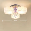 LED Crystal Ceiling Light Colour Changing Chandelier Pendant Lamp with Remote