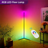 RGB Corner Floor Lamp Modern Colour Minimalist LED Standing Light Mood Lighting