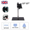 Single Computer Monitors Arm Mount Desk Stand 13-27”Screen TV Bracket Mount Tilt