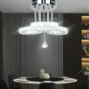 Modern Round LED 3Ring Pendant Ceiling Light Fixture Home Diner Hotel Chandelier