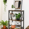 Tall Kitchen Larder Unit Industrial Shelving Rack Rustic Display Shelves Pantry