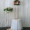 Wedding Pedestal Flower Stand 40/60/80/100cm Metal Column Floral Display Rack