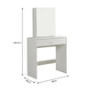 Dressing Table Make-Up Desk w/ Sliding Mirror Drawers Vanity Stool Set Bedroom