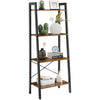 4-Tier Industrial Ladder Shelf Bookcase Plant Flower Stand Shelves Storage Unit
