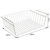 Large Under Shelf Drawer Storage Basket Rack Table/Cupboard/Closet/Drawer Basket