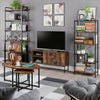 Bookcase 5-Tier Bookshelf Freestanding Shelving Unit Industrial Storage Rack