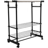 Clothes Rail Rack Garment Dress Hanging Display Stand Shoe Rack Storage Shelf U