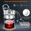 Moonshine Still Distiller 3 Pots 38L Stainless Steel Water Alcohol Distiller