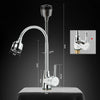 Kitchen Taps 360° Swivel Pull Out Spray Head Basin Mixer Sink Tap Chrome Faucet