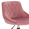 1x Breakfast Bar Stools Bar Chairs for Kitchen Bar Stools with Velvet Swivel Gas
