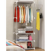 Clothes Rail Rack Garment Dress Coat Hanging Display Stand Shoe Storage Shelf UK