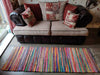 100% Recycled Cotton Handmade Rug Mat Multi Coloured Chindi Floor Rag Rug Runner