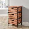 Solid Wood Chest of Drawers Storage Unit Bedroom Office Organiser Metal Frame