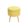 Linen/Velvet Dressing Table Stool Storage Footstool Ottoman Footrest Makeup