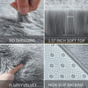 Circle Round Shaggy Fluffy Rugs Living room Bedroom Carpet Floor Fluffy Mat Soft