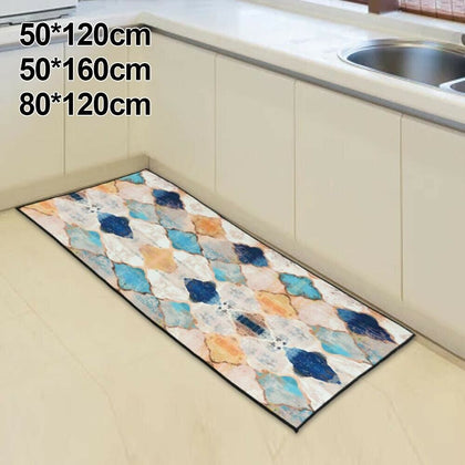 Non-slip Kitchen Door Mats Hallway Runner Floor Carpet Washable Soft Area Rugs