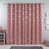 Unicorn Blackout Ready Made Curtains Pair Eyelet Kids Girl Pink Blush