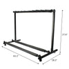 Top Grade 9 Way Multi Guitar Rack Padded Holder Stand Electric Acoustic Bass
