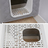 Drawer Style Enclosed Cat Litter Box Cat Bed Anti-splash Kitten Tray Toilet Rack