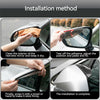 Pair Car Rear View Side Mirror Rain Board Eyebrow Guard Sun Visor Accessories