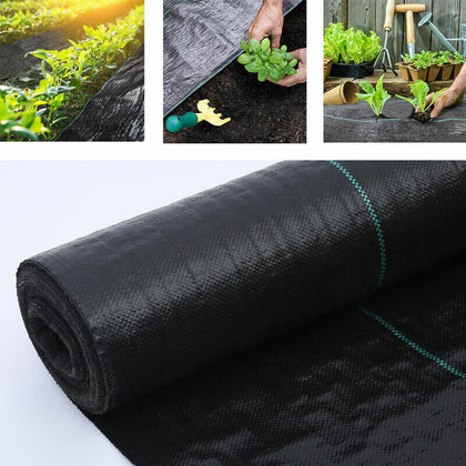Extra Heavy Duty Weed Control Fabric Membrane Garden Ground Cover Mat 125GSM
