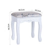 Vanity Dressing Table Stool Soft Wooden Makeup Chair Vanity Stool Piano Stool UK