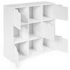 9 Cube Bookcase Shelving Display Storage Unit Wooden Organiser Cupboard Cabinet