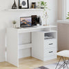 Computer Desk 2 Drawers Writing Table Home Office Workstation Study Desk