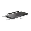 Portable Floating Wall Shelves Storage Display Shelf Black /White MDF Wall Mount