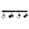 4/6 Ways Steering LED Ceiling Spot Lights Spotlight Fittings Kitchen GU10 Bulbs