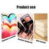 Fabric Storage Box with Handle Drawer Organiser Folding Container for Socks Bras