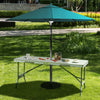 Folding Camping Table Alu Portable Party Picnic BBQ arden Fishing Outdoor Patio