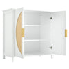 Sideboard Buffet Storage Cabinet with Rattan Doors Living Room Kitchen Furniture