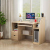 Modern Computer Desk with Drawers Shelf Study PC Table Home Office Workstation