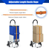 2 IN 1 35L Folding Shopping Trolley Truck Grocery Luggage Carrier Bag 2 Wheels